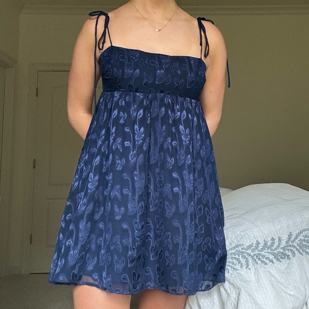 Amanda Uprichard Babydoll Mini Dress